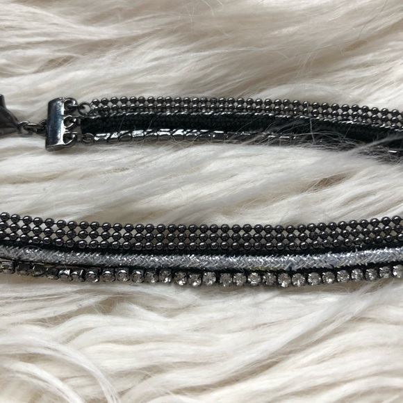 Grey and Silver Choker - Picture 2 of 4